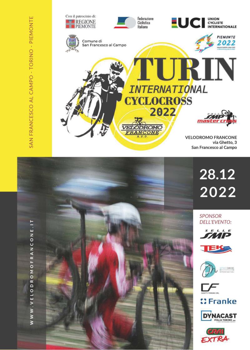 Quasi 500 iscritti al “Turin International Cyclocross”